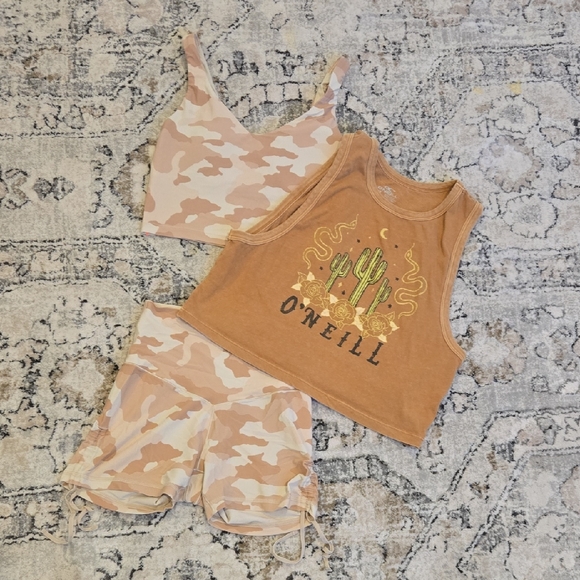O'Neill Tops - O'Neill Cactus Tank Aerie Dessert Camouflage Set
